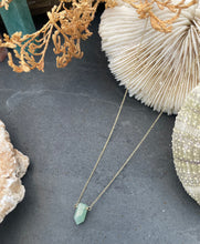 Load image into Gallery viewer, Aventurine Mini Tower Necklace
