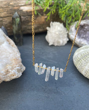 Load image into Gallery viewer, Quartz Cascade Necklace
