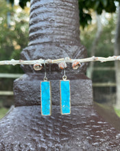 Load image into Gallery viewer, Turquoise Bar Earrings
