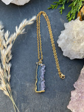 Load image into Gallery viewer, Amethyst Slice Necklace
