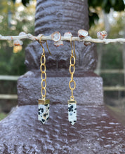 Load image into Gallery viewer, Dalmatian Jasper Earrings
