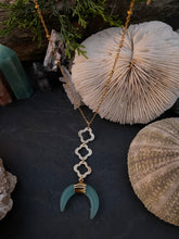 Load image into Gallery viewer, Amazonite Luna Necklace
