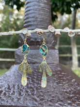 Load image into Gallery viewer, Green Tourmaline Earrings
