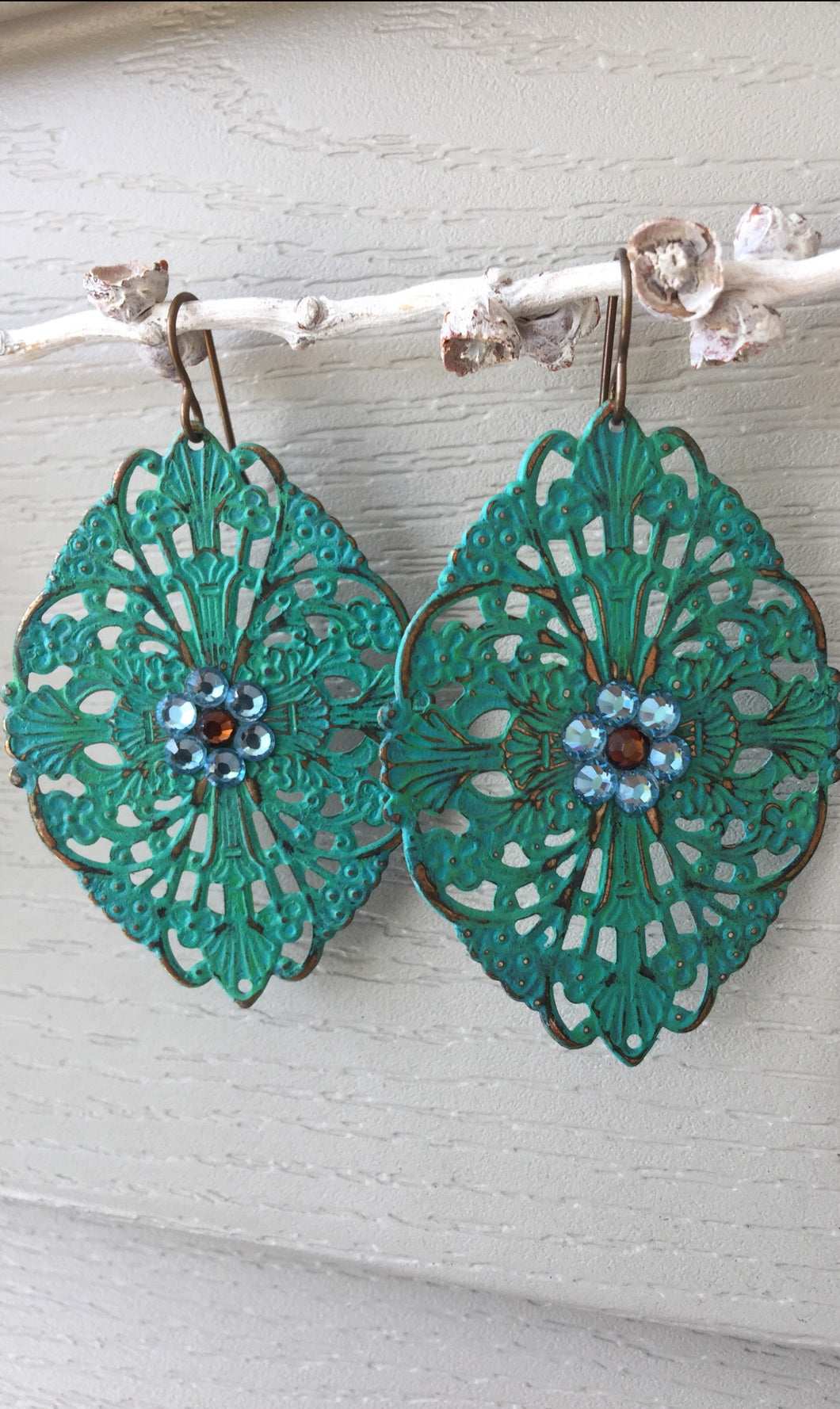 Boho Patina  Earrings